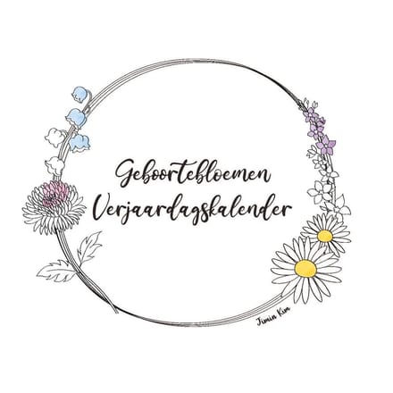 Geboortebloemen Verjaardagskalender