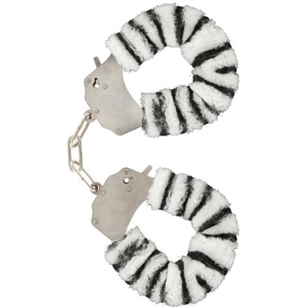 ToyJoy Furry Fun - Handboeien - Zebra Plush