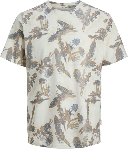 JACK&JONES - JORMONTAUK AOP TEE CREW NECK - Heren - T-shirts