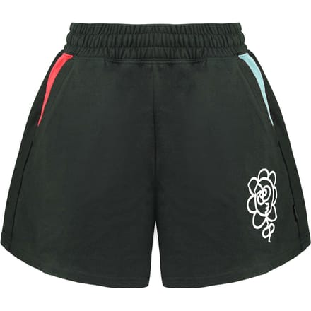 Puma x Mr. Doodle Stretch Taille Logo Zwart Dames Shorts 530663 01