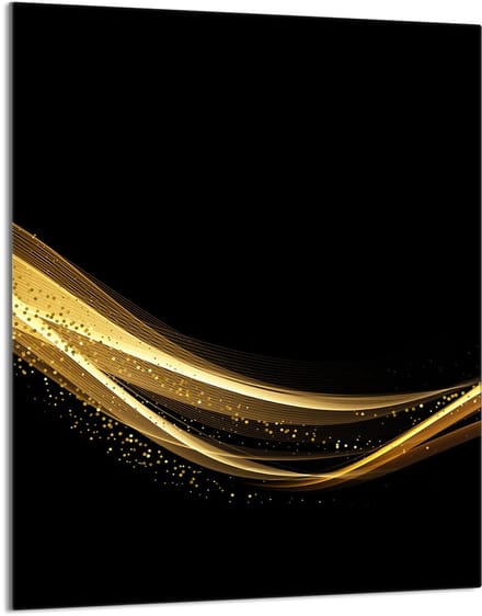 TMK ArtDeko - Snijplank Glas - 40x52 cm - Zwart - Veilig - Modern