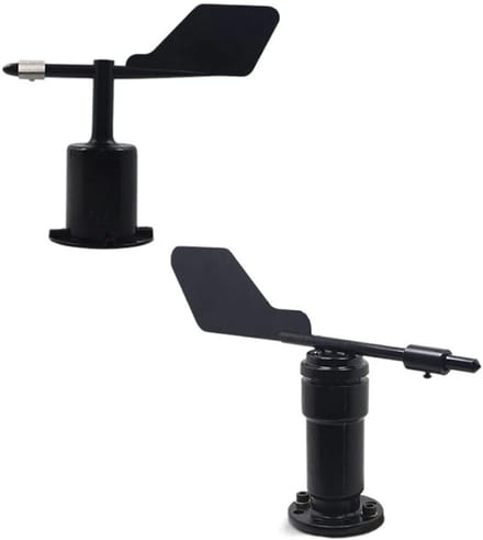 Weerstation Wind Sensor - Windmeter Anemometer - Weersomstandigheden Monitoren - Draadloze Buitensensor - 5-in-1 Sensor - Grijs