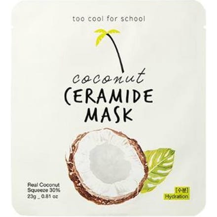 too cool for school Coconut Ceramide Mask 23g white
