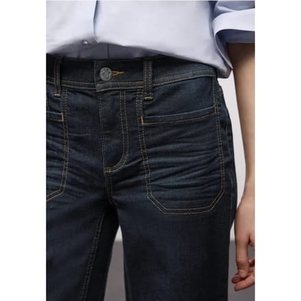 Uitgerolde Wide Legs jeans