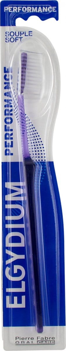 Elgydium Soft Performance Tandenborstel (Kleur : Violet)