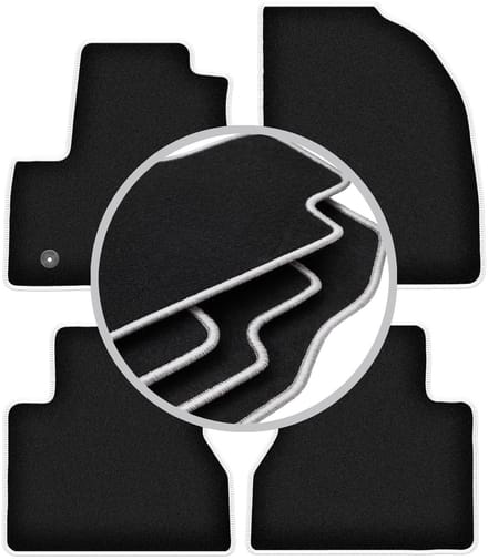 CARLUX-SILVER automatten voor: Ford Tourneo Connect combivan (2013-2017)