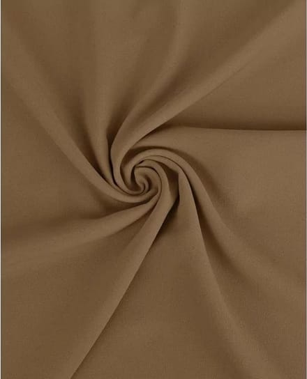 Texturé stof uni - Bruin 54 - 1 meter