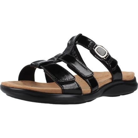 Clarks Kitly Pearl leren schoenen wit lakleer