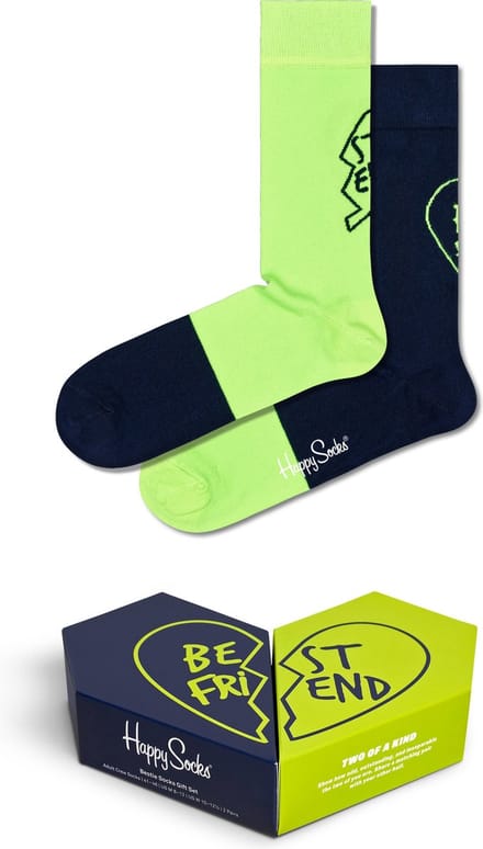 Happy Socks unisex bestie giftbox 2P multi