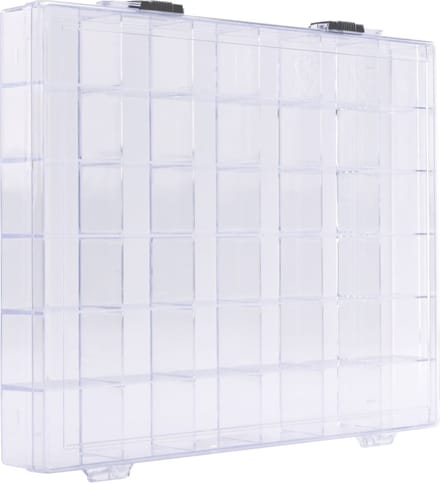 Vaessen Creative Opbergbox – 24,7 x 19,2 x 2,9 cm – 36 Vakjes
