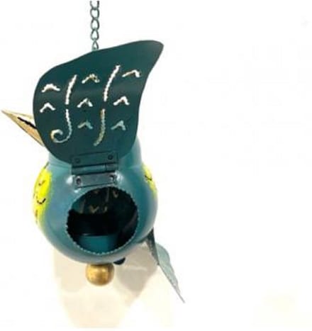 Decoratief beeld - beeld vogel gusti - hanger - H8 cm - handgemaakt
