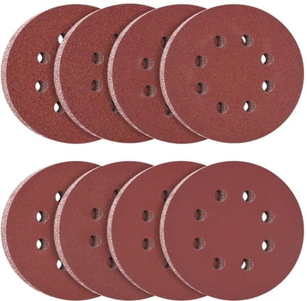 Dailygoody - Schuurpapier - Ronde Schuurdiscs - 125 mm - 120 Stuks