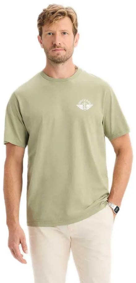Dockers Graphic 004mb0011 T-shirt Met Korte Mouwen Groen S Man
