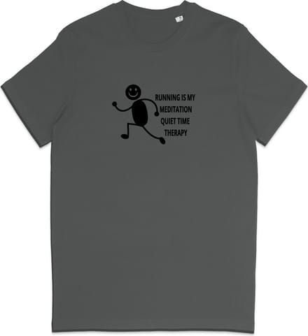 T Shirt Dames Heren - Hardlopers - Quote Grappig - Joggers - Grijs - Maat M