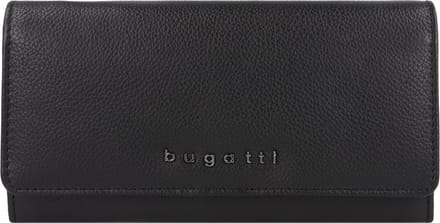 bugatti Portemonnee Bella Ladies Long Wallet Black Zwart
