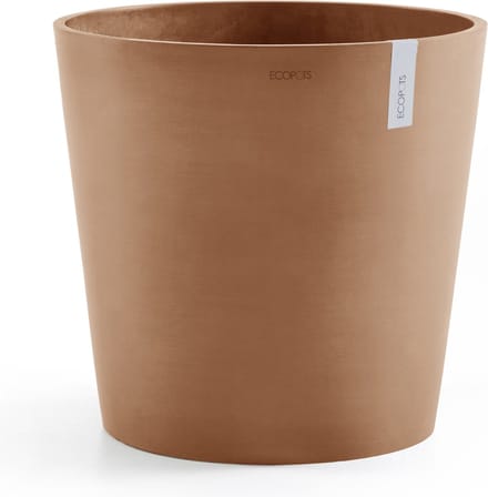 Ecopots Amsterdam 60 - Terra - Ø59 x H55,5 cm - Ronde terrakleurige bloempot