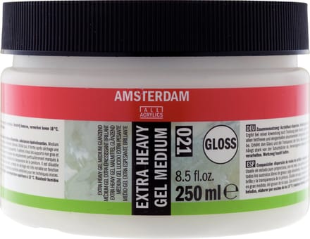 Amsterdam Extra heavy gel medium glanzend 021 pot 250 ml