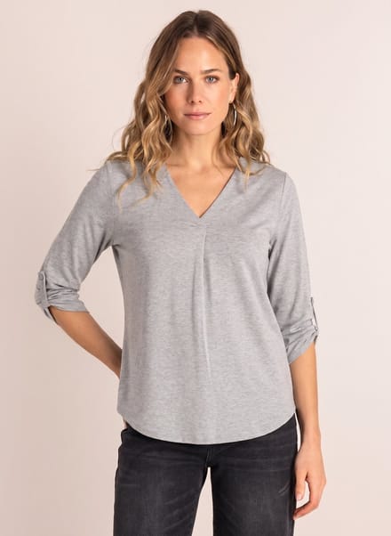 ES&SY Rosalee Tops - Grey Melange - maat 44