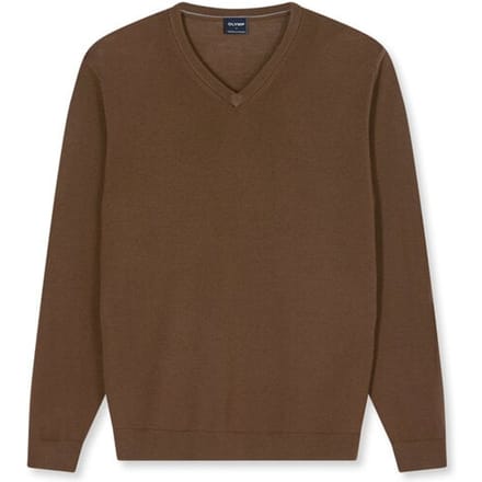 OLYMP Casual Breisel, Zwart-Bruin