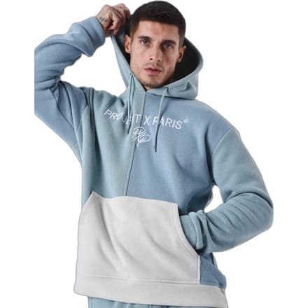 Tricolour gebreid sweatshirt met capuchon Project X Paris