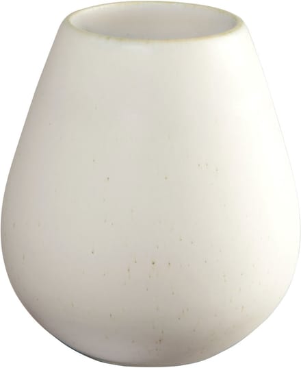 ASA Selection Ease vaas, tafelvaas, decoratieve vaas, bloemenvaas, aardewerk, Soft Shell, H 18 cm, 91033249