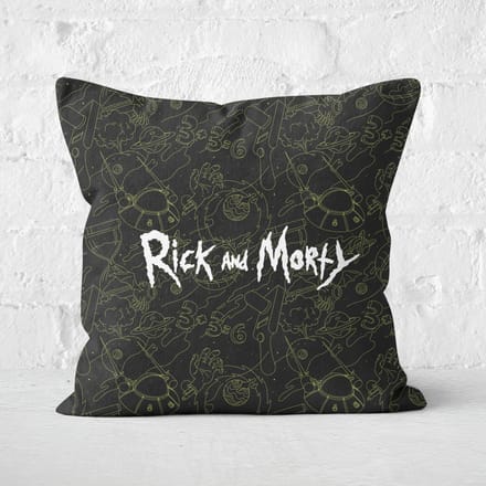 Rick And Morty Square Cushion - 50x50cm - Soft Touch