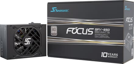 Seasonic FOCUS SPX 650 Voeding - 650 Watt - 92 mm - ATX - 80 Plus 80 PLUS Platinum