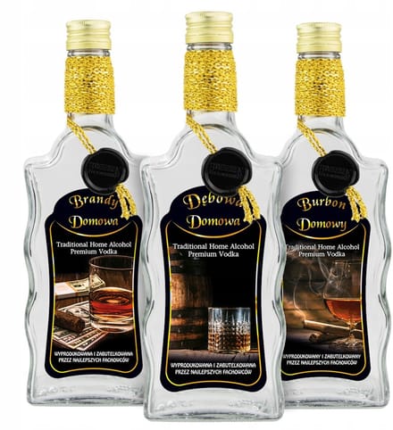 Bimberek - Fala - Decoratieve Fles - 500ml - Premium Design