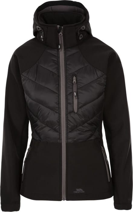 Trespass damesjas Elvira - Softshell voor dames Tp75 Zwart