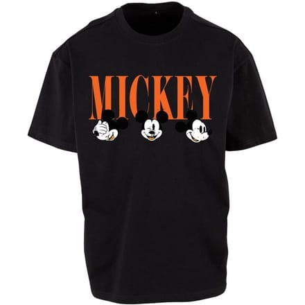 Mickey & Minnie Mouse - Disney T-shirt - Faces - S tot XL - zwart