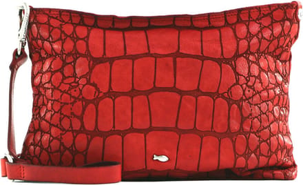 CAMPOMAGGI Leren Schoudertas Centaurus Pochette Rosso Rood