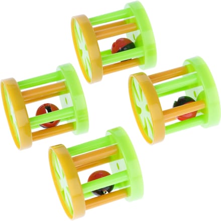 4x zooplus Basics kattenspeelgoedset – knikkerkooien