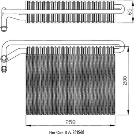 Verdamper, airconditioning NRF 36096