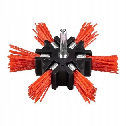 Graphite Serie - Nylon Borstel - 100 mm Schijf - 4500 RPM - 6 mm Schacht