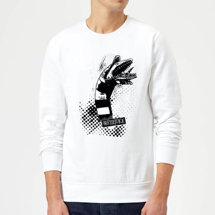 Beetlejuice Sandworm Attack Sweatshirt - White - S - Wit