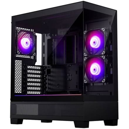 Phanteks XT View Tempered Glass Windows, D-RGB - schwarz Midi-tower Gaming-behuizing, Behuizing, PC-behuizing Zwart