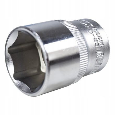 Honiton - Korte Zeskantige Dopsleutel - 1/2" - 27 mm - CrV Staal
