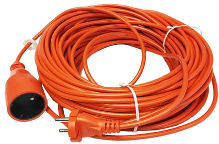 Awtools Serie - Tuinverlengkabel - 15m - Zonder Aarding - 230V