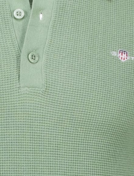 Gant poloshirt korte mouw groen