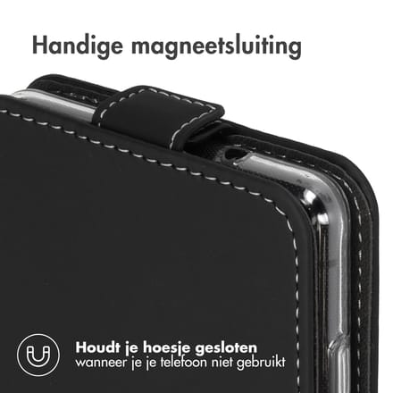 Accezz Hoesje - Geschikt voor Samsung Galaxy S20 FE - Flipcase - Zwart