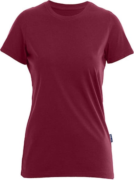 HRM - Women´s Luxury Roundneck Tees - Bordeaux - M