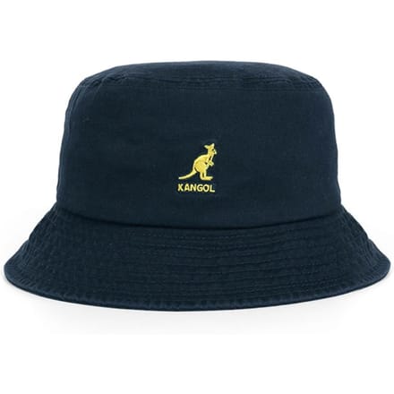 Kangol K4224ht Marineblauw Gewassen Bucket Hat K4224HT NAVY (M) black