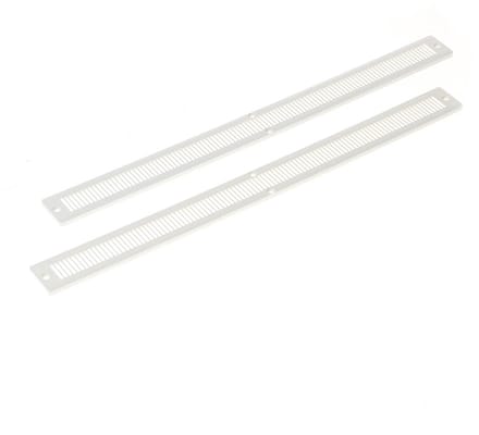 Ventilatierooster Fresh 12 wit compleet, 363x29x4mm (lxhxb)