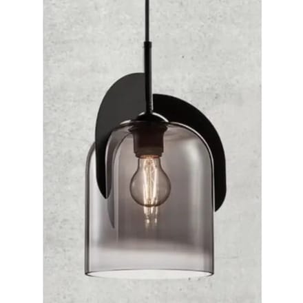 Nordlux Hanglamp Boshi Gerookt Glas ⌀19cm E27