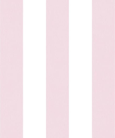 Kinderbehang Profhome 381482-GU vliesbehang licht gestructureerd met kinder patroon mat roze wit 5,33 m2