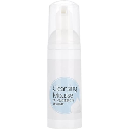 Zachte Krachtige Wimperreiniger Mousse 60ml Aardbeiensmaak Wimperextensions Lash Tool white