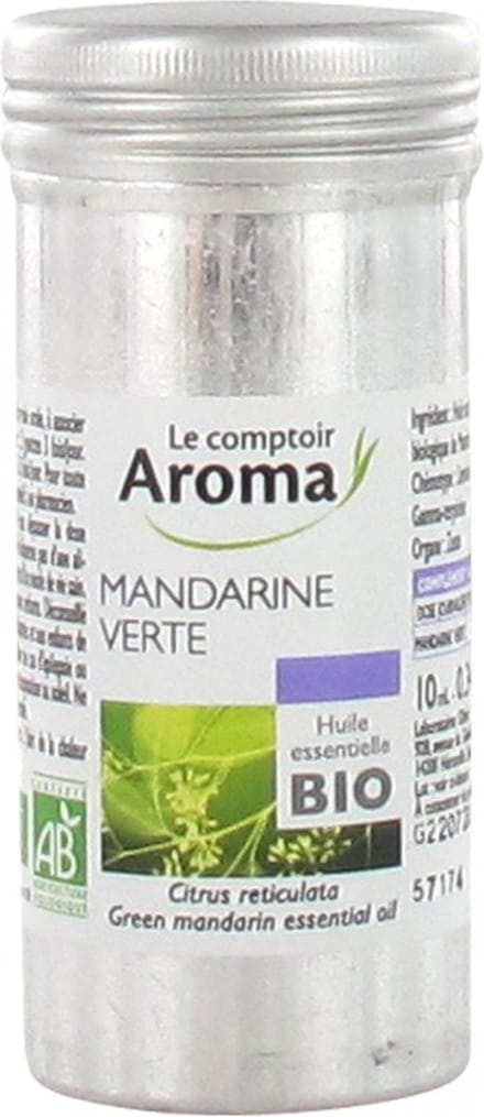 Le Comptoir Aroma Etherische Olie van Groene Mandarijn (Citrus Reticulata) Bio 10 ml