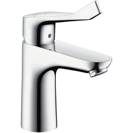 Hansgrohe Focus Care single lever basin mixer 100, without pop-up waste 31915000