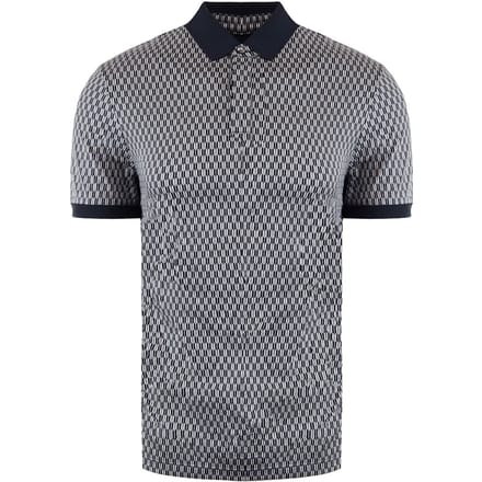 Emporio Armani Bedrukt Heren Navy Poloshirt