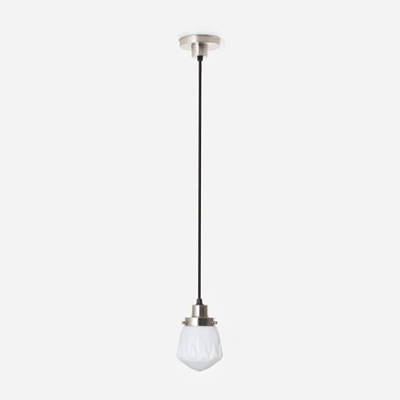 Hanglamp aan snoer Rocket 20's Matnikkel - Art Deco Trade